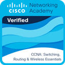 CCNA: Switching, Routing, and Wireless Essentials badge